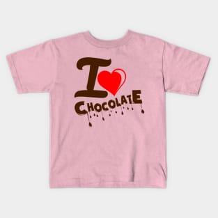 I love chocolate Kids T-Shirt